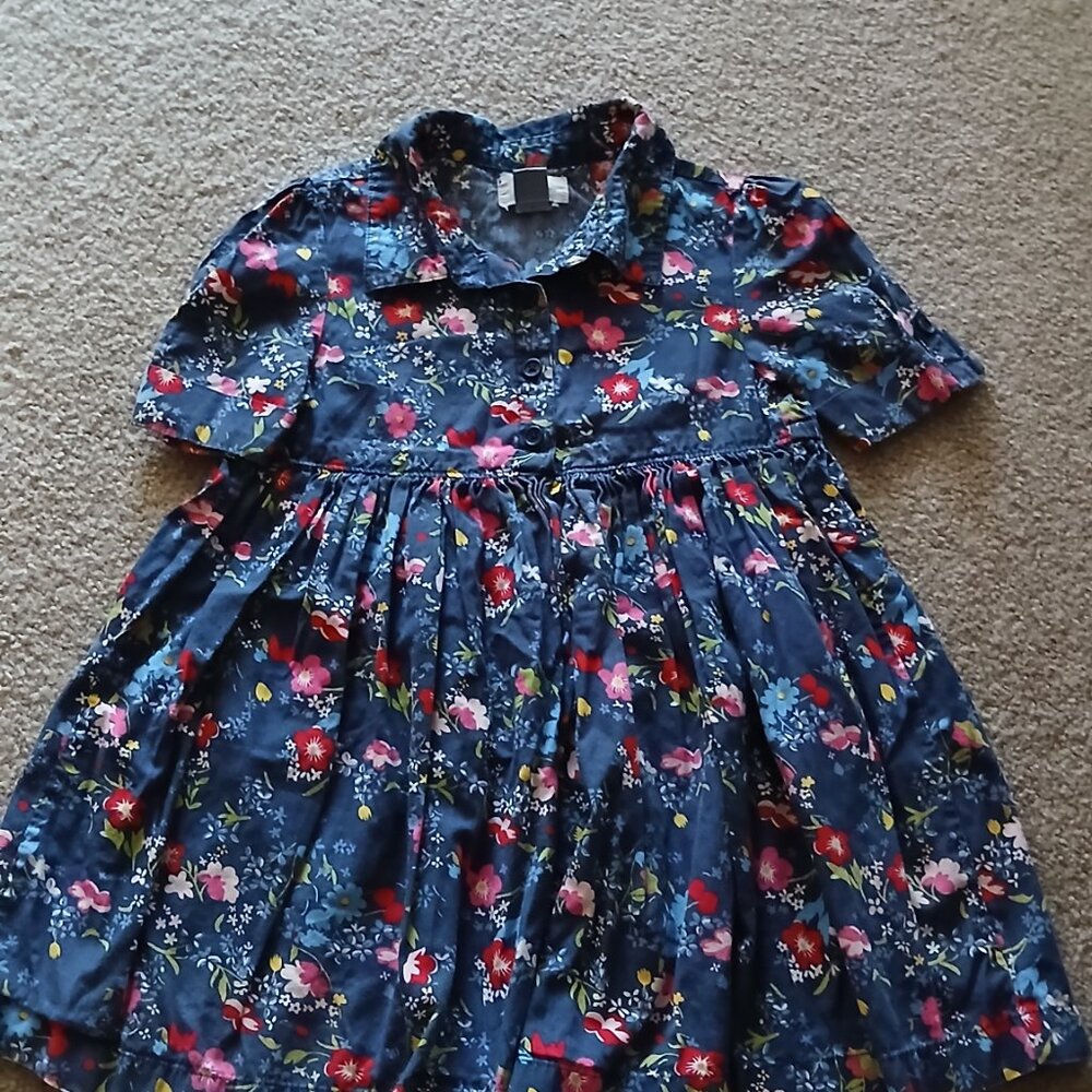 2 Girls Cotton Dresses - Picture 5 of 9
